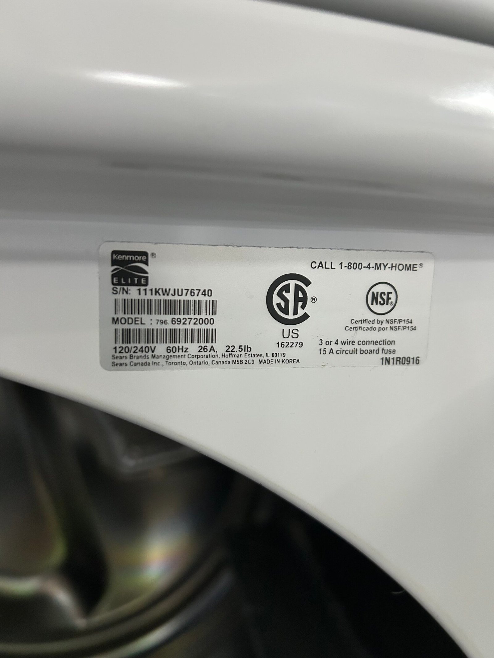 Kenmore Elite Used Electric Dryer - Image 4