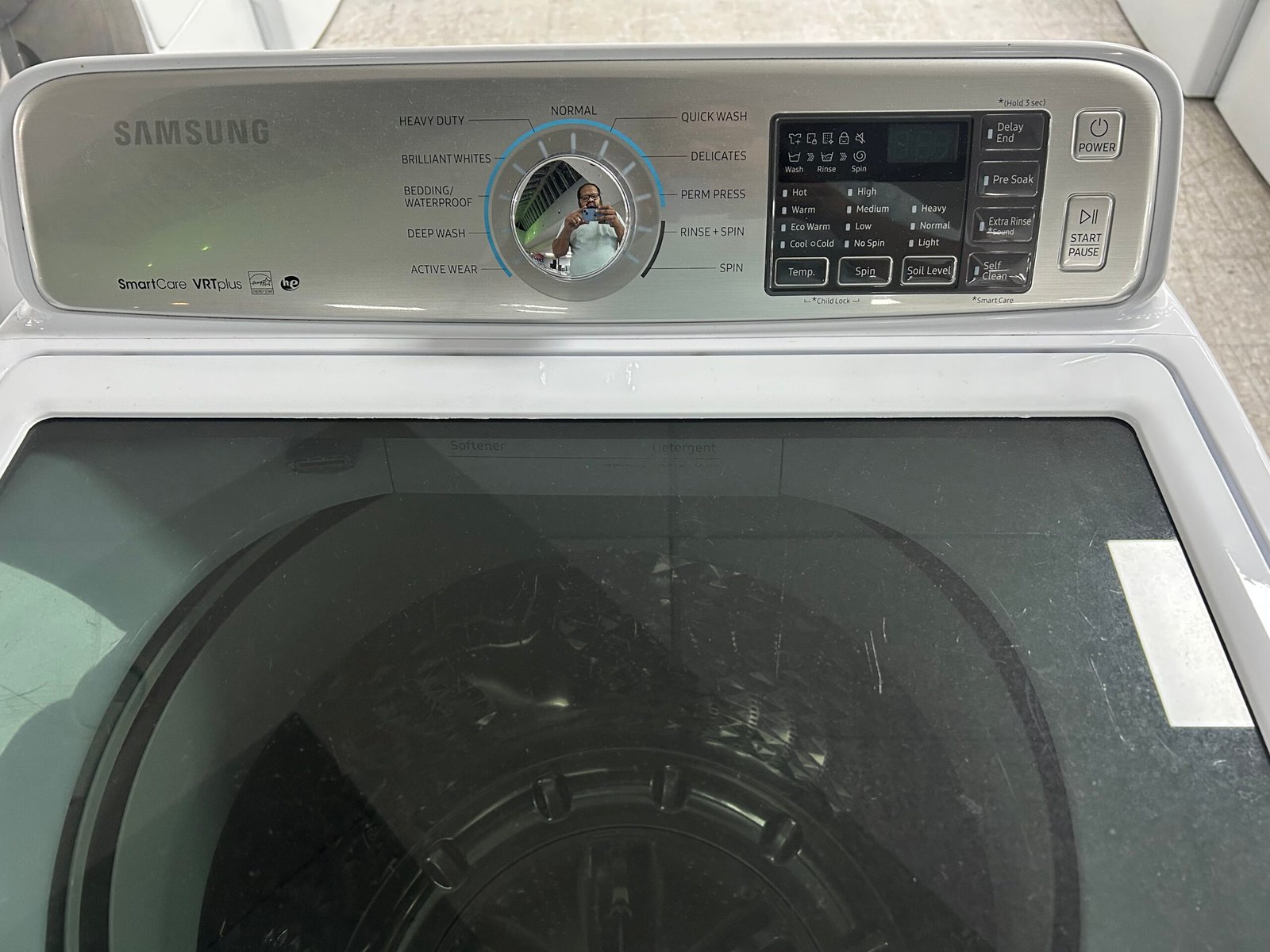 Samsung Top Load Washer & Electric Dryer Set - Image 3