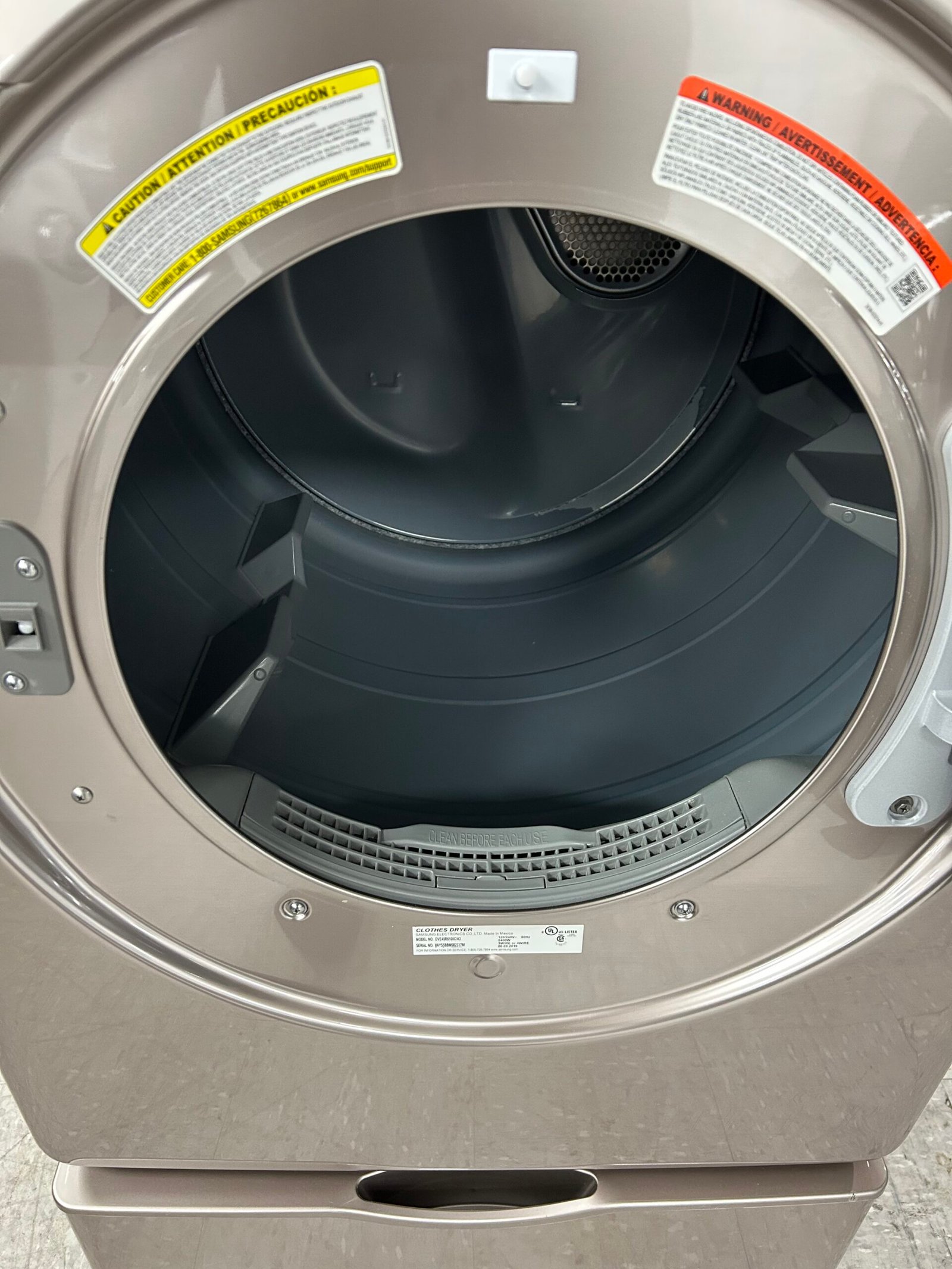 Samsung DVE45R6100C Electric Dryer - Image 7