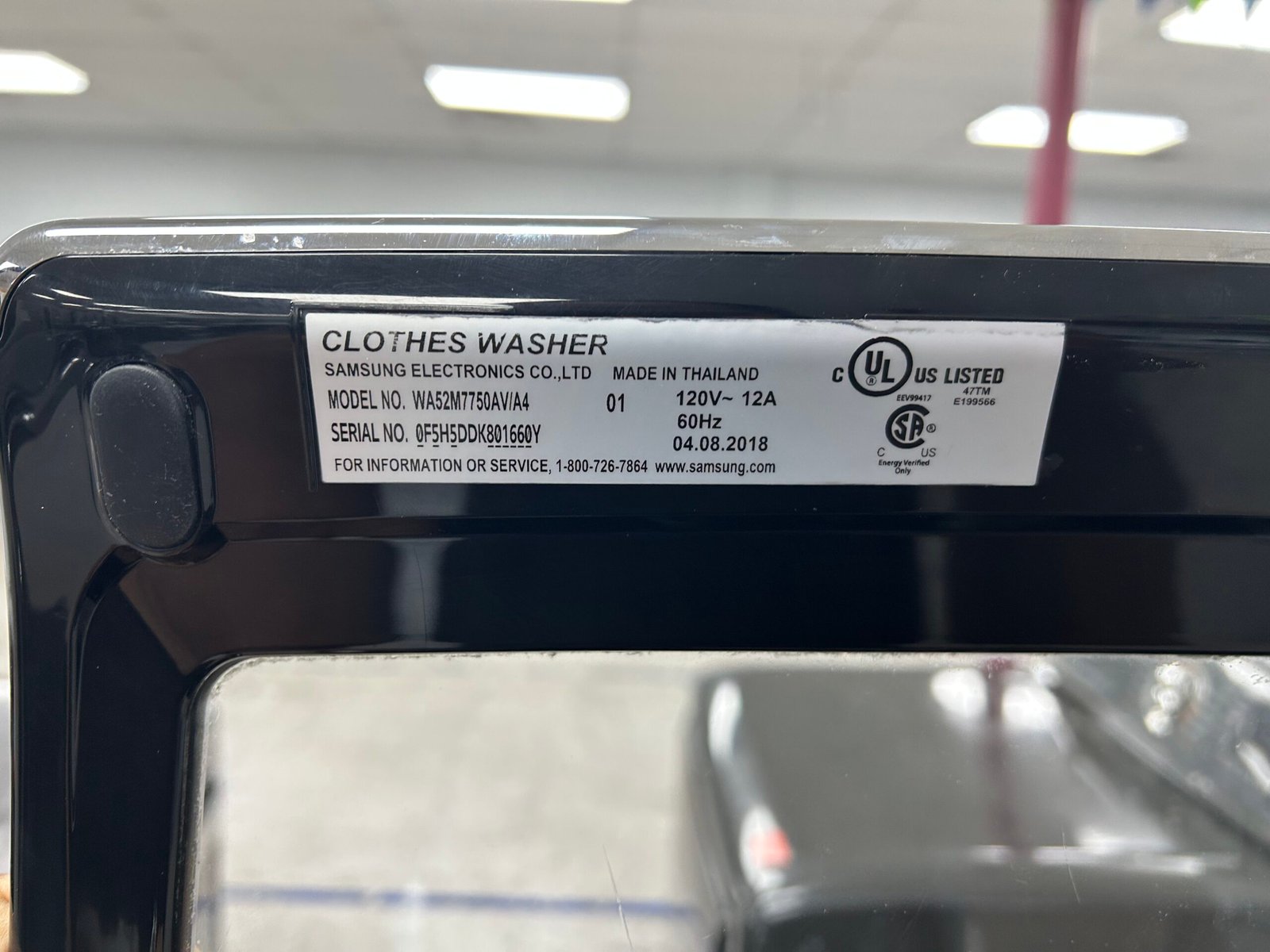 Samsung WA52M7759AV Top Load Washer - Image 4