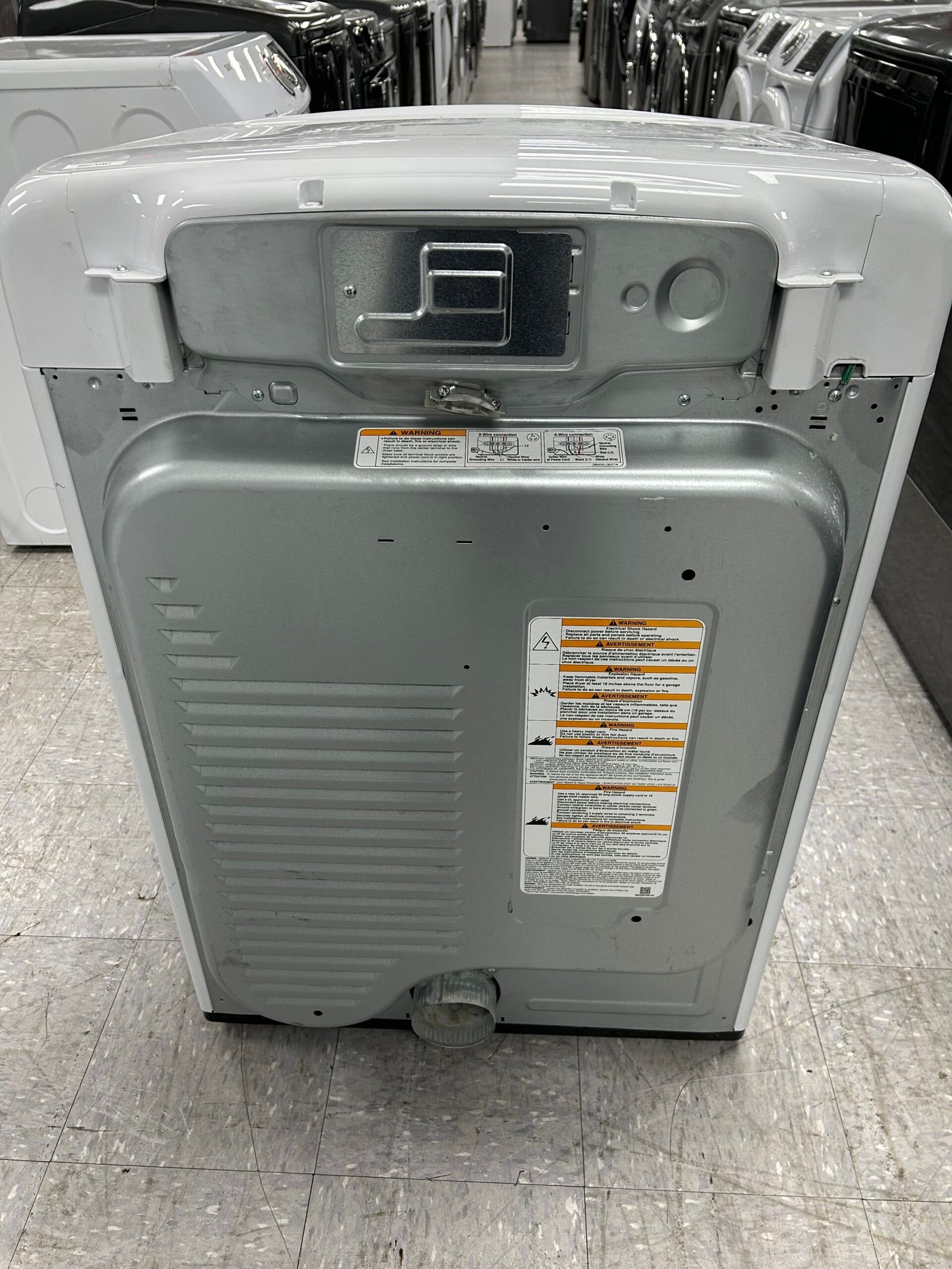 LG DLE1501W Electric Dryer - Image 3
