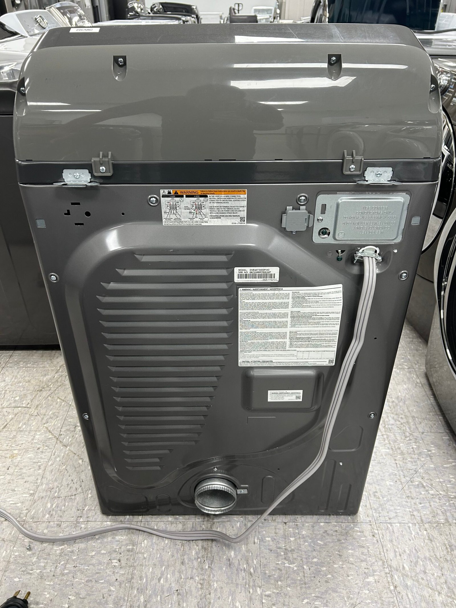 Samsung DVE45T3400P Electric Dryer - Image 3