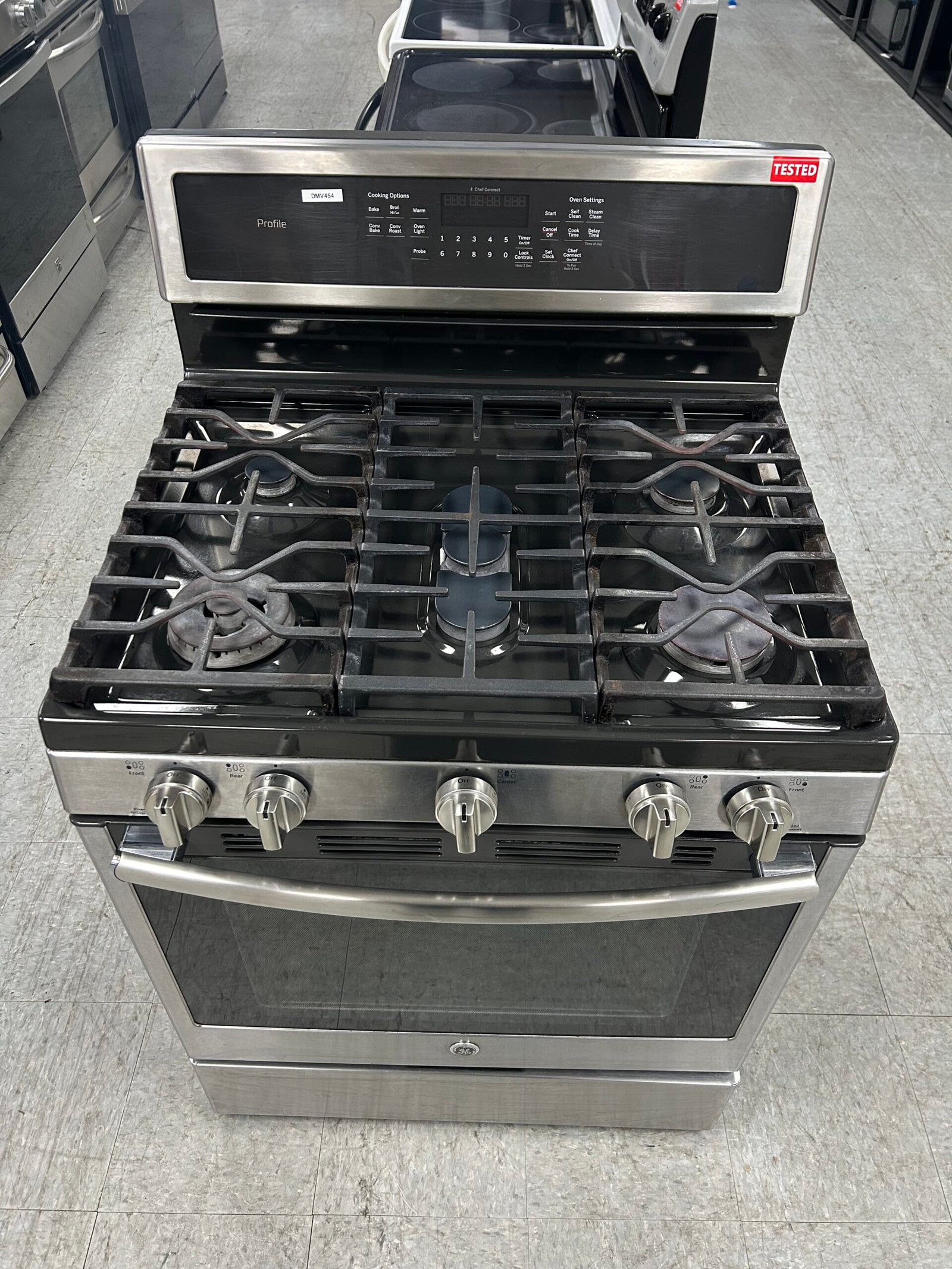 GE Profile PGB930SEJSS 30" Gas Convection Range