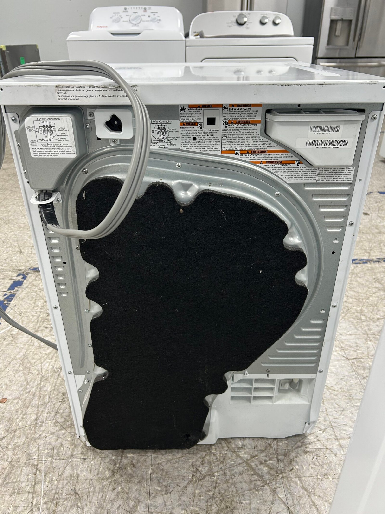 GE 4.1 cu. ft. Ventless Electric Dryer - Image 8