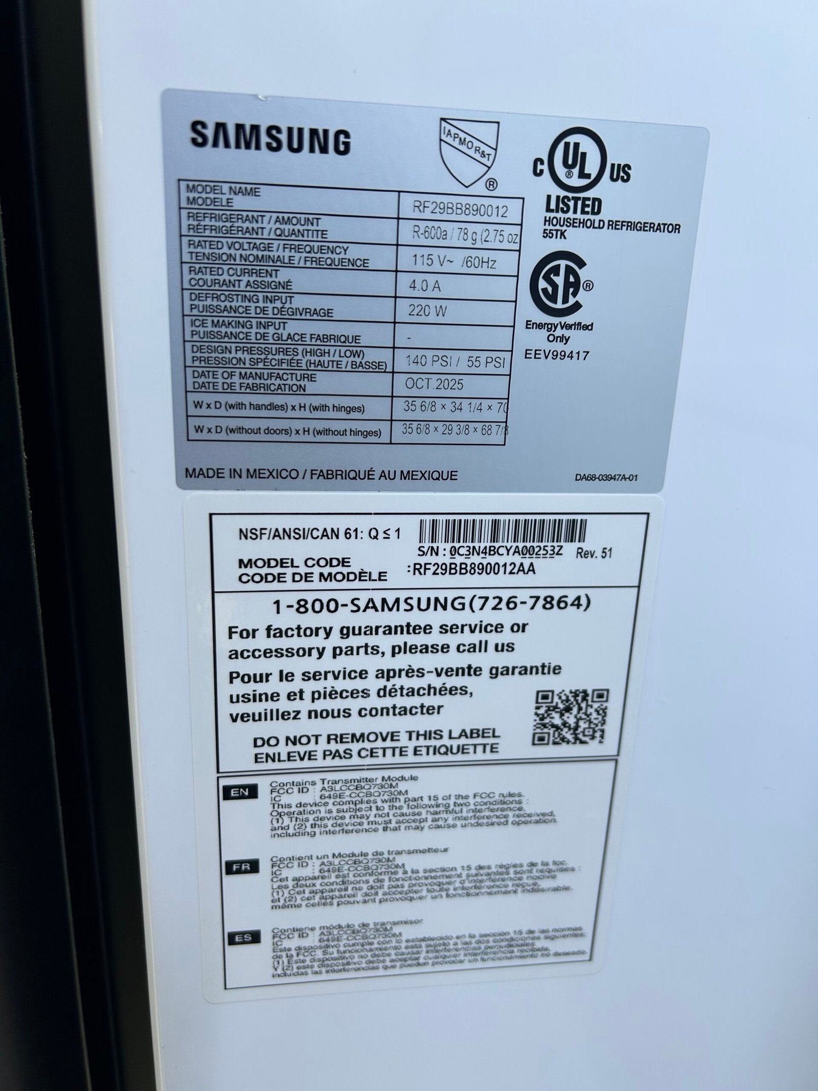 Samsung 36" Bespoke French Door Refrigerator - Image 4