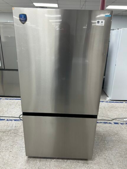 Midea 33" Counter-Depth Bottom-Freezer Refrigerator