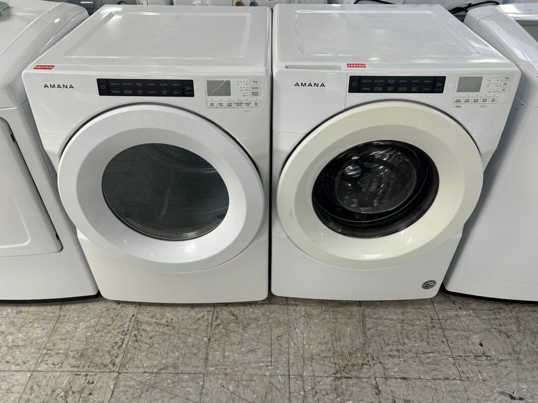 Amana Top Load Washer & LG Electric Dryer Set