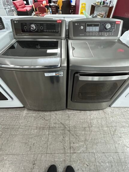 LG Top Load Washer & Electric Dryer Set