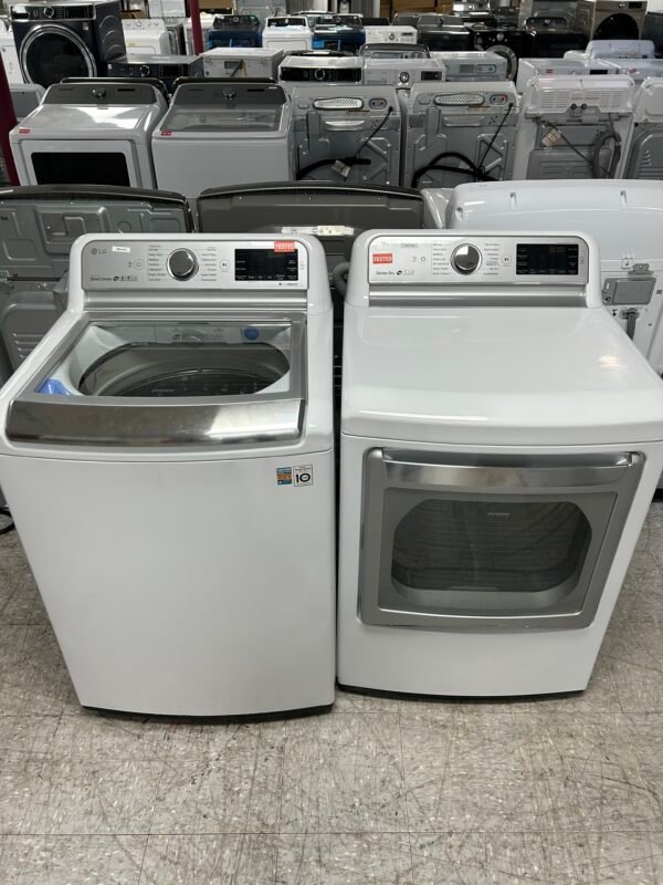 LG Top Load Washer & Electric Dryer Set