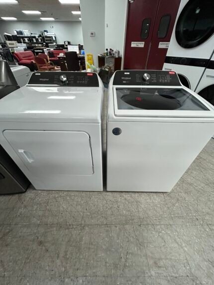 Whirlpool Top Load Washer & Electric Dryer Set