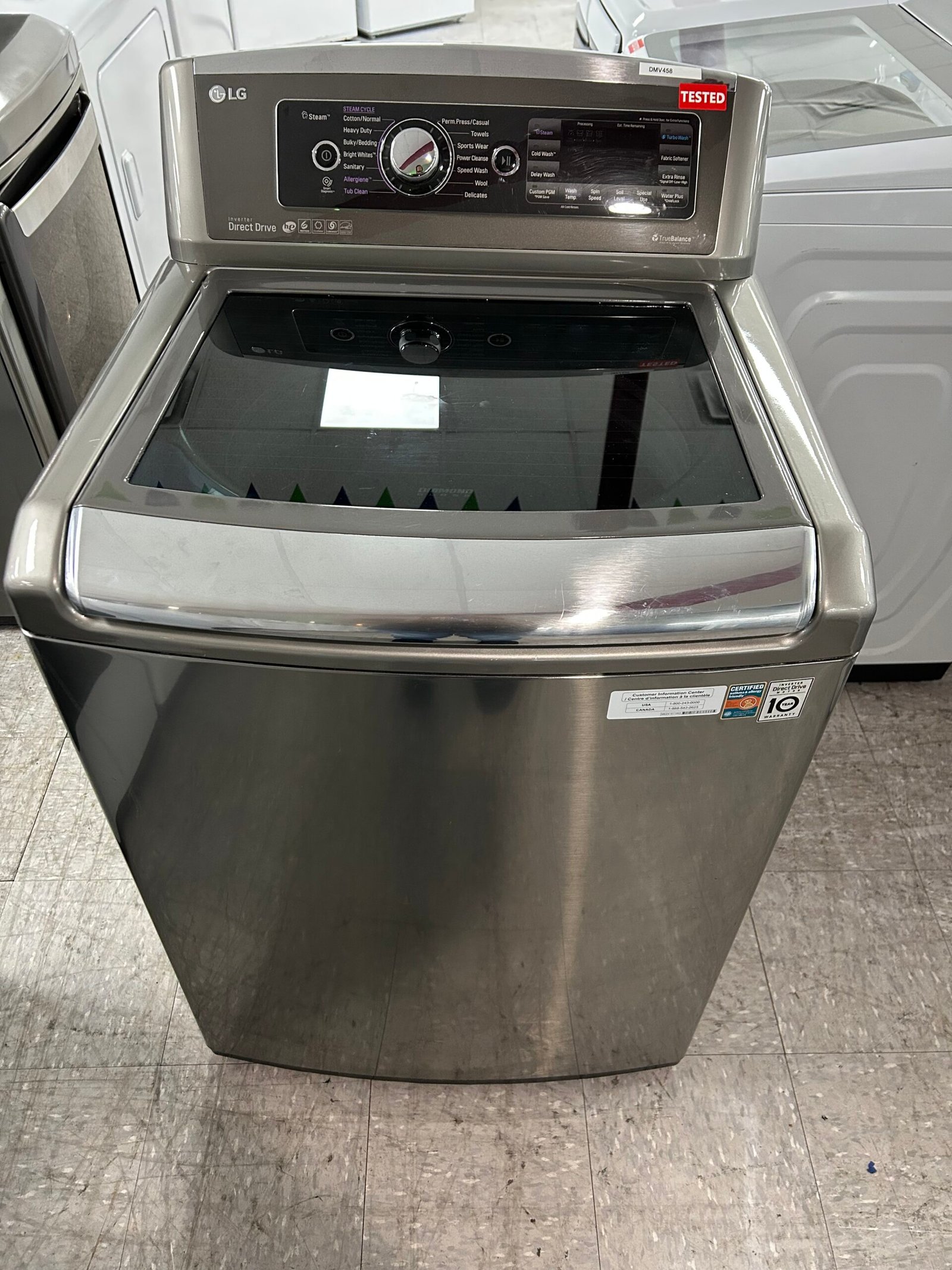 LG 5.0 cu. ft. Top Load Washer