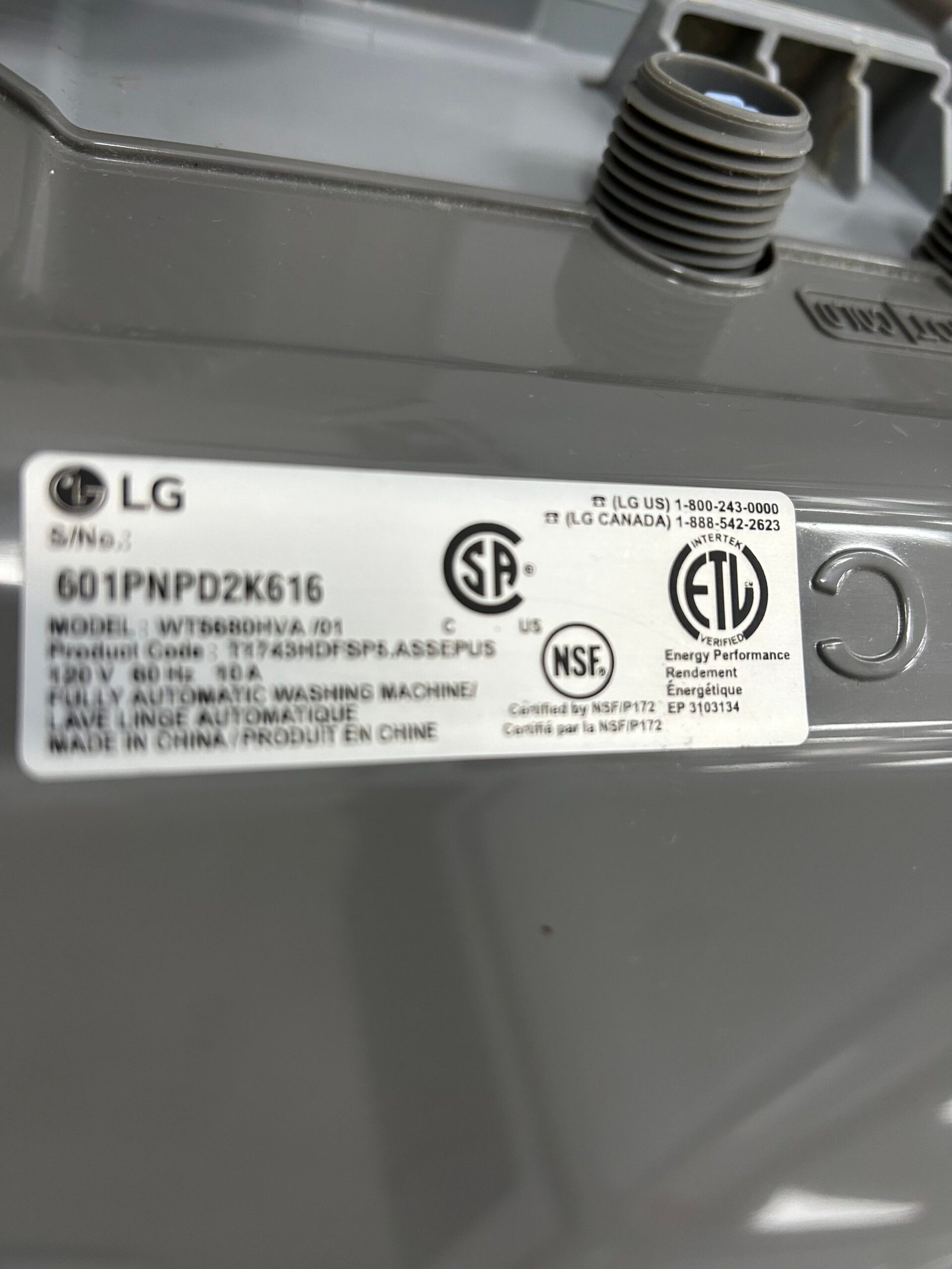 LG 5.0 cu. ft. Top Load Washer - Image 7