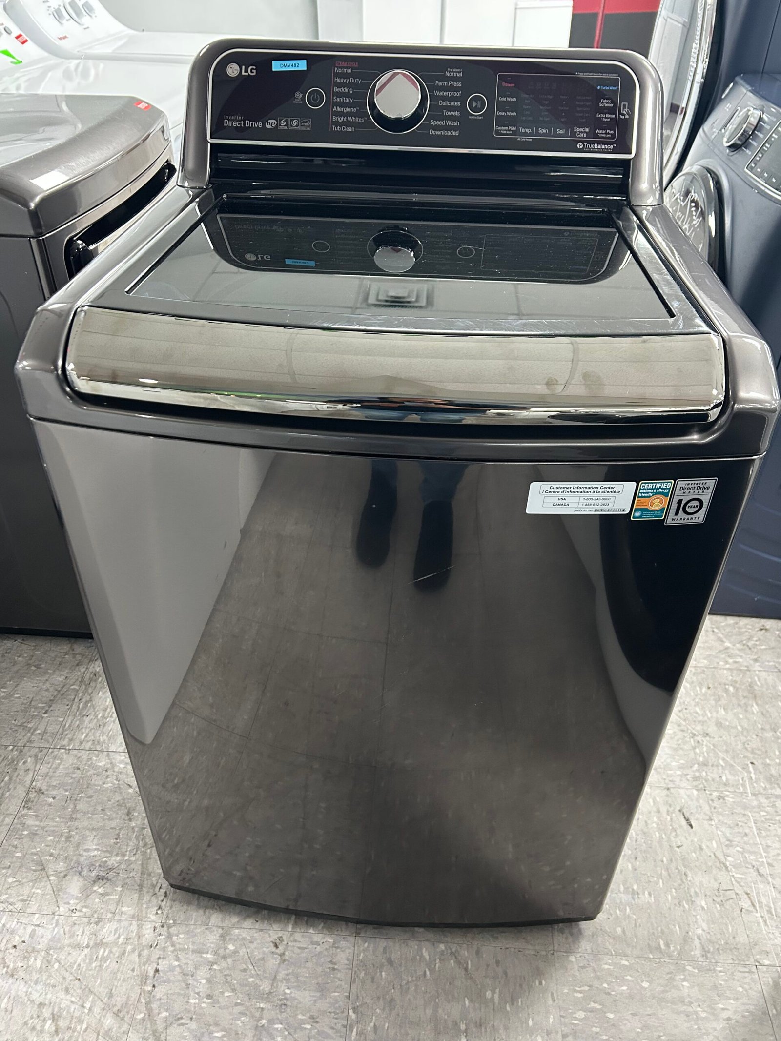 LG Top Load Washer & Electric Dryer Set - Image 2