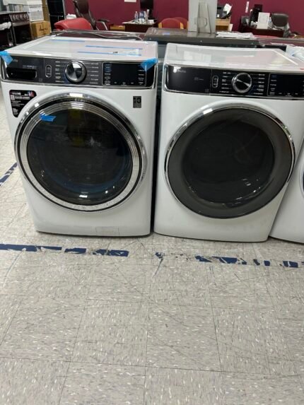 GE Profile Front Load Washer & Electric Dryer Set