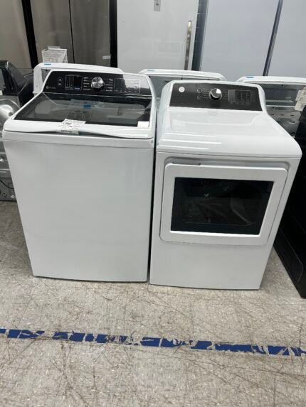 GE Top Load Washer & Electric Dryer Set