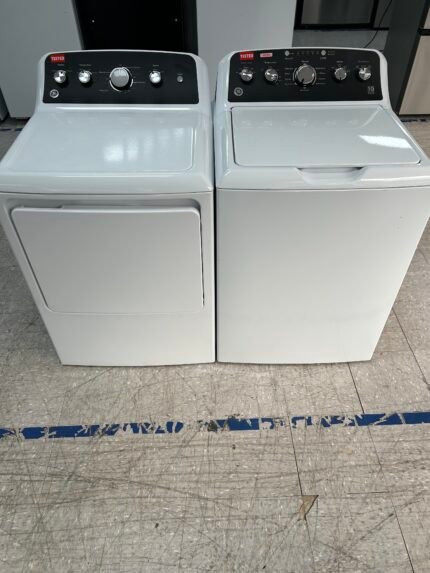 GE Top Load Washer & Electric Dryer Set